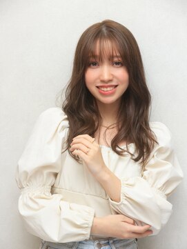 ララルーモ 渋谷公園通り店(LaLarOomo) イノアカラーでダメージレス×王道ふんわりカール