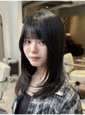 縮毛矯正/髪質改善トリートメント/ミディアムヘア