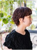 ショートパーマ×ニュアンスこなれ感抜群ショート【岡山】