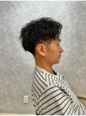 サーフカール/スパイキーショート/ブルーブラック/本八幡