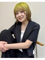 ヨーク(yoke)&nbsp;ボブ/bob/ルーツカラー/ブリーチカラー/デザインカラー