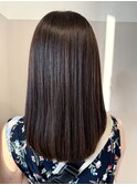 酸性ストレートセミロング
