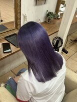 ウィルゴ 原宿(VIRGO)&nbsp;パープルミルクティーグレーシルバーアッシュアメジスト紫