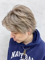 ネイビー(Navy)&nbsp;韓国ヘアでデザインカラー！