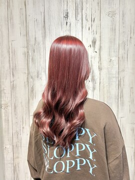 チェリーレッド/レッドカラー/ブリーチカラー/ダブルカラー/福岡