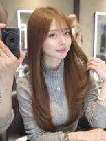 ジュノヘアージャパン 表参道(JUNO HAIR JAPAN)&nbsp;韓国ヘア 羽エクステ ココアベージュ 髪質改善 レイヤーカット