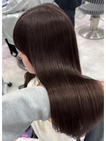 シティ(CITY)&nbsp;韓国ヘア　レイヤーカット　顔まわりカット　ブラウン　冬カラー