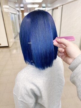 クラウド ナイン(Cloud 9) 【ケアブリーチ使用】深みブルー