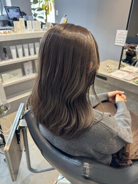 テンペランス(Temperance.) 髪質改善　ブリーチなし×グレージュ