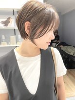 セブンベルベット(7 Velvet)&nbsp;ショートボブ/ショートヘア/グレージュ 【福岡 聖容】博多