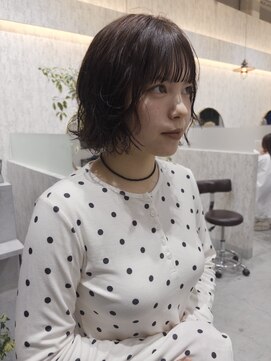 バランス ハレまち通り岡山駅前店(balance.) ボブ × パーマ