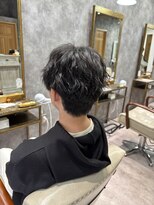 フォンド 津田沼(fond.) MEN’S HAIR/波巻きツイストスパイラル/リバースセンターパート