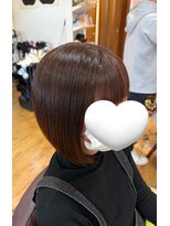 ヘアーメイク スロー(Hair make Slow)&nbsp;髪質改善／丸みボブ／前下りボブ