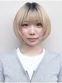 ミディアムボブ小顔ボブ軽めボブ内巻きボブぱっつんボブ姫カット