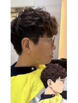 桜デコ ティンプル店(DECO)&nbsp;men'sパーマヘア40代