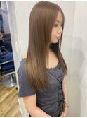 【ヘーゼルベージュ/ブリーチなしダブルカラー】