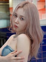 サンクマーケット 渋谷(cinq MARKET) ホワイトピンクの映えレイヤーカット*