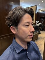 ザバーバー 渋谷(THE BARBER)&nbsp;2ブロックフェザーパーマ