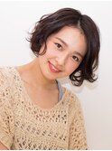 ほんのりカーリーショート