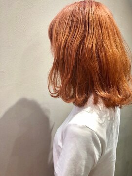 へアメイクワンプラス 四日市(HAIR MAKE ONEplus) ピンクオレンジ