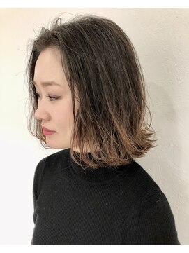 ヒーリングヘア レビ(healinghair lebe) 【lebe/賀来】ボブ×グラデーション