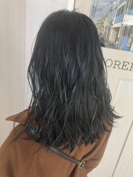 コレロ ヘアー(KORERO hair) ブルーブラック