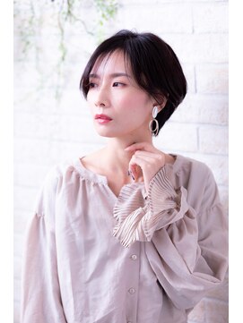 ヘアーアートシフォン 池袋西口店(Hair art chiffon) インナーカラーオリーブアッシュショコラベージュストカール池袋