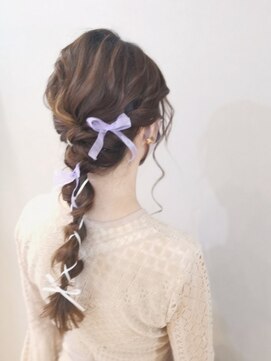 ヘアセットサロン ミント(Hair set salon MINT) リボンアレンジ