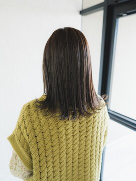 ヘアデザイン ステラ(hair design sTella) ★前回ハイライトを活かしたディープオリーブカラー★