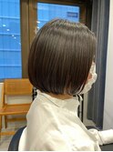 髪質改善/切りっぱなしボブ/美髪/30代40代/［人形町］