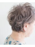 円錐パーマ×オシャレ染めの白髪染め