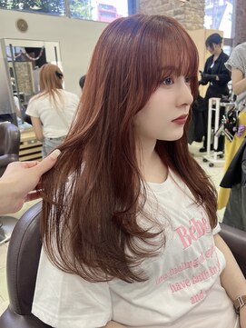 ゼスト 吉祥寺店(ZEST) ブリーチなし/ハーフブリーチ/オレンジカラー/吉祥寺/籠倉