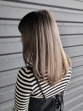 ロフト プロデュースドバイウシワカマル(loft produced by ushiwakamaru) 透け感アッシュグレージュ