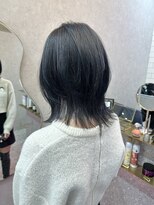 ロンド レア 天神大名店(Lond Le’a)&nbsp;天神大名スリークウルフブルーブラック髪質改善トリートメント