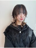 似合わせウルフ/デザインカラー/ミルキーベージュ