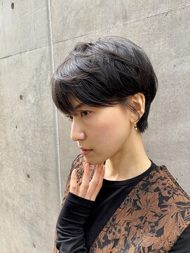 ハルキ ミナト ジャパン オオサカ(HARUKI MINATO japan OSAKA) 40代50代小顔似合わせカットくびレイヤーエモージュ大人可愛い