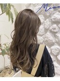 【Moana Lua】#ベージュ#デジタルパーマ#ロングレイヤー
