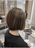 ハイライトたっぷりベージュカラー