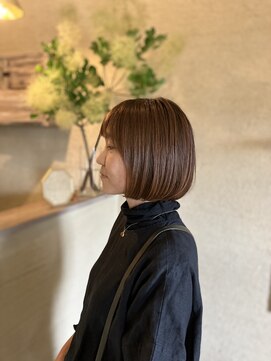 ワンネスヘアーサロン(oneness hair salon) ふんわり丸いボブ