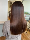 髪質改善ストレート/ニュアンスカラー