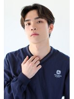 <磯貝愛弥>リバースアップバングの爽やかメンズ韓国マッシュ