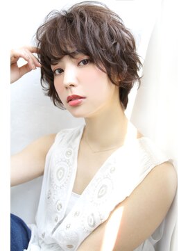 ライフ 星田店(Lyfe) ふんわりマッシュショートボブ_ダークアッシュイメチェン_住3