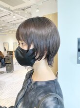 リンダバイネオリーブ 白楽店(Linda by neolive) 斜めバングショートウルフ・メルティカラー