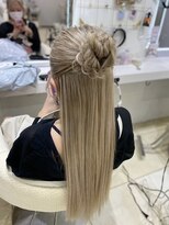 ヘイルジューシー(hail JUICY)&nbsp;ストレートハーフアップ