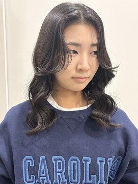 モリオフロムロンドン 松戸店(Morio from London) 【モリオ松戸 石山】黒髪ミディアムレイヤーフェイスレイヤー