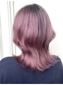ピンクラベンダー【山口市美容室】【山口市ハイトーン】