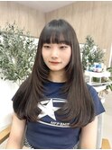 透明感カラー/レイヤーカット/髪質改善トリートメント