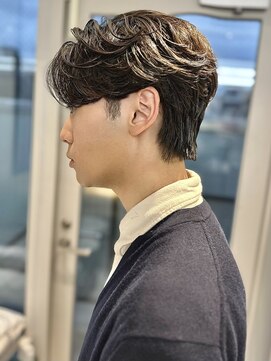 ロンドアンメゾン 原宿(Lond un Maison.) men'sメンズスペインカールフェザーパーマニュアンスパーマ/原宿