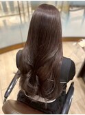ショコラブラウン 艶髪 髪質改善トリートメント 韓国くびれヘア