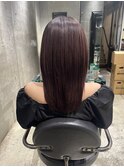 ハイダメージ毛でも綺麗が叶うウル艶縮毛矯正&艶カラー(飯田)